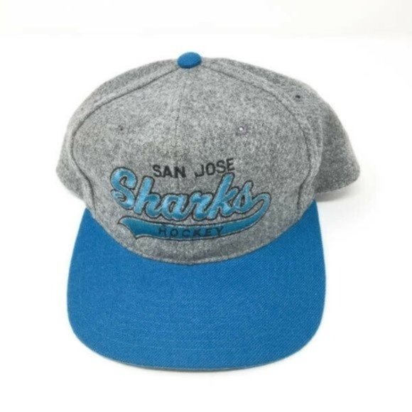 STARTER Other - 90s Vintage Starter San Jose Sharks Melton Hat NHL